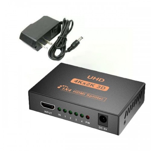 Bộ chia HDMI 1 ra 4 Arigato hỗ trợ 4K