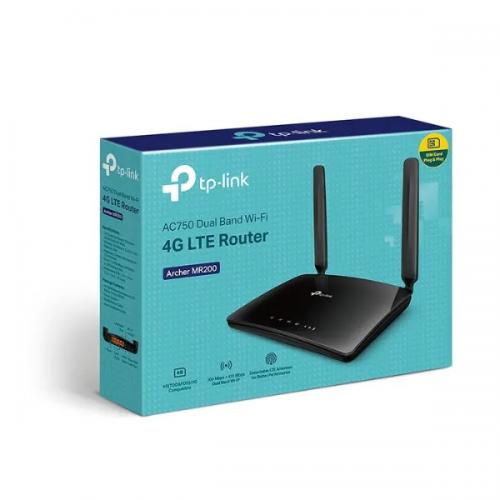 Bộ phát WiFi băng tần kép 4G LTE AC750 TP-Link Acher MR200