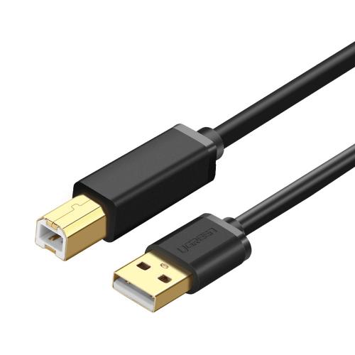 Cáp máy in 1,5m Ugreen 10350 USB 2.0 đầu mạ vàng