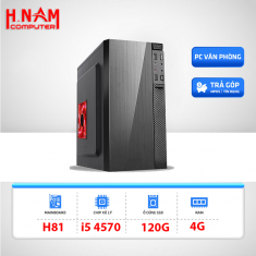 Cấu hình H81 CPU Core i5 4570 Ram 4G SSD 120G - Bảo hành 2 năm