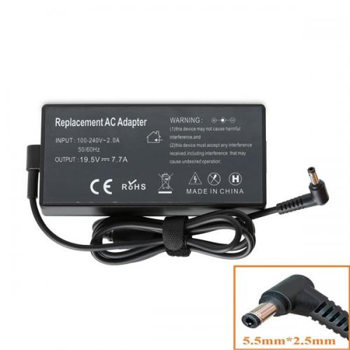 Cục Sạc asus dùng Cho Laptop MSI, Asus, Toshiba, Lenovo 19V-7.7A 