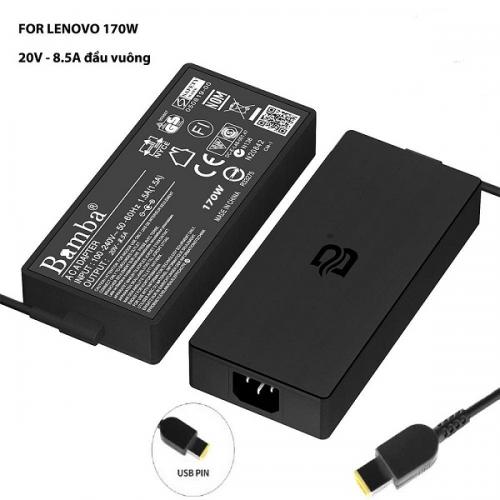 Cục Sạc dùng cho Laptop Lenovo 20V – 8.5A (Đầu vuông)