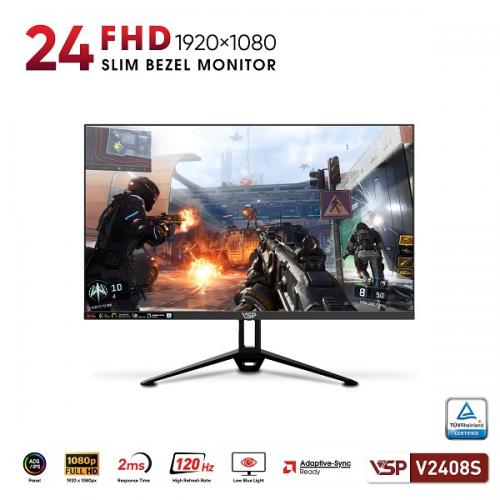 Màn hình 24 inch VSP V2408S, FHD, 120Hz, IPS