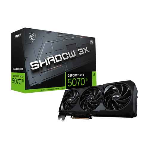 VGA MSI GeForce RTX 5070 Ti 16G SHADOW 3X OC